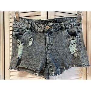 Celebrity Pink Boyfriend Distressed Cut-off Shorts Juniors Sz11